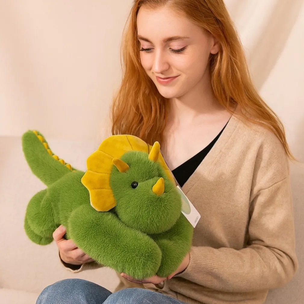 Peluche lestée dinosaure