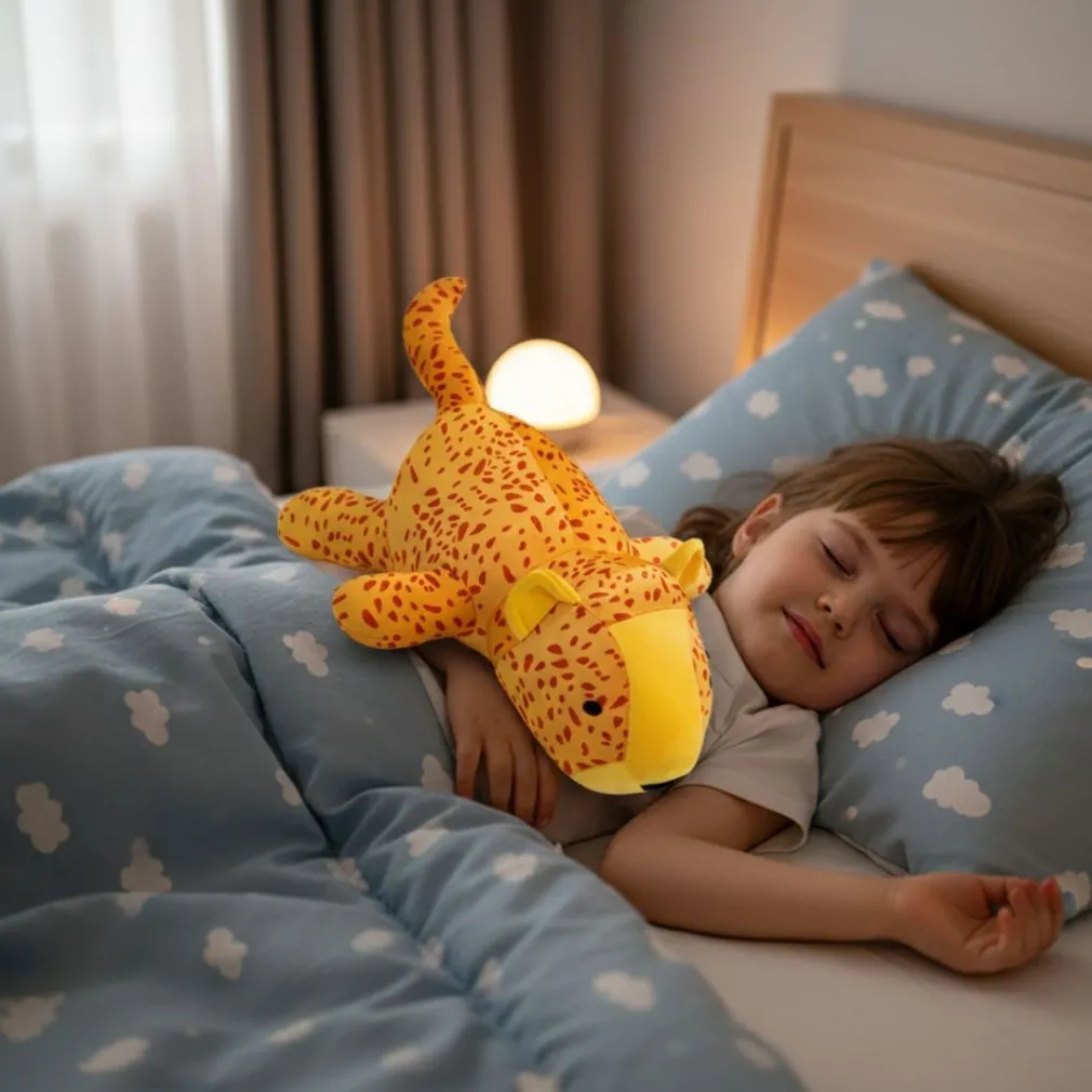Peluche lestée félin