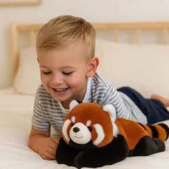 Peluche lestée panda roux