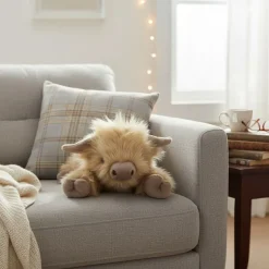 Peluche lestée vache Highland