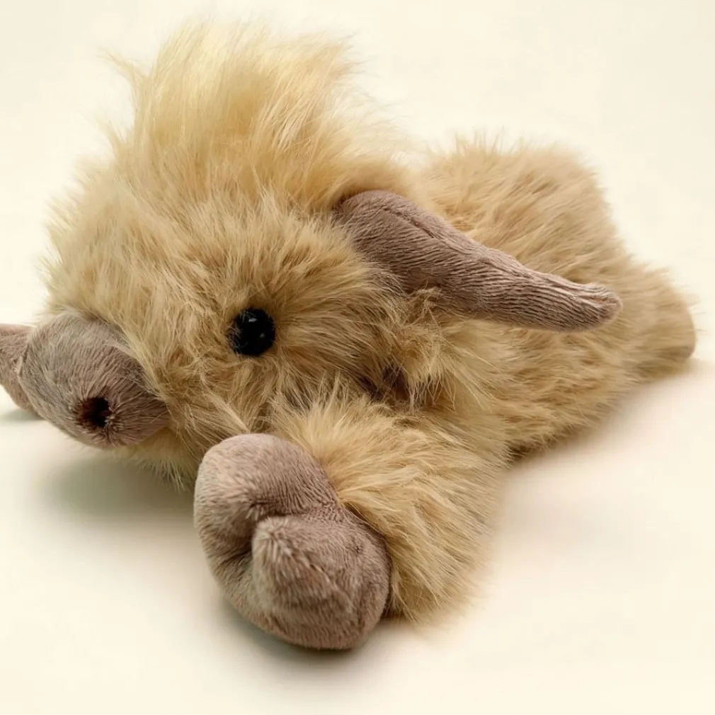 Peluche lestée vache Highland