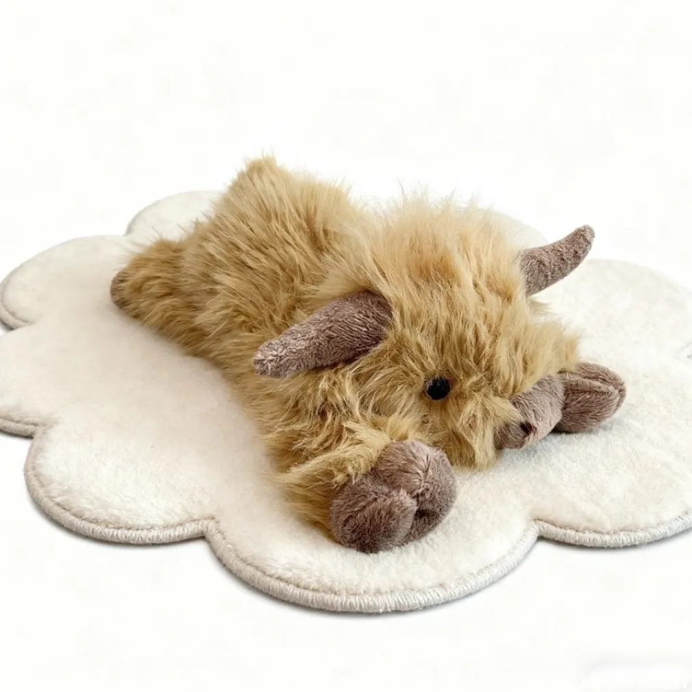 Peluche lestée vache Highland