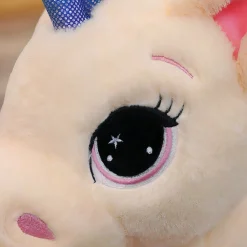 Peluche licorne arc-en-ciel toute douce