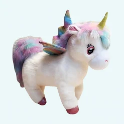 Peluche licorne blanche trop mignonne