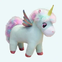 Peluche licorne bleue trop mignonne