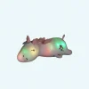 Peluche licorne oreiller lumineuse