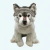 Peluche loup assis