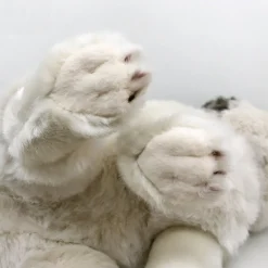 Peluche loup assis