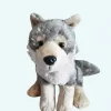 Peluche loup gris adorable