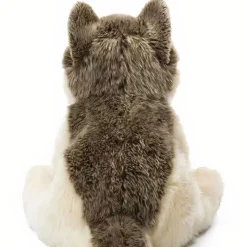 Peluche loup gris mignon