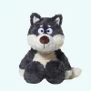 Peluche loup mignon et duveteux