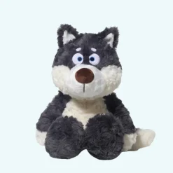 Peluche loup mignon et duveteux