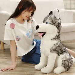 Peluche loup tout mignon