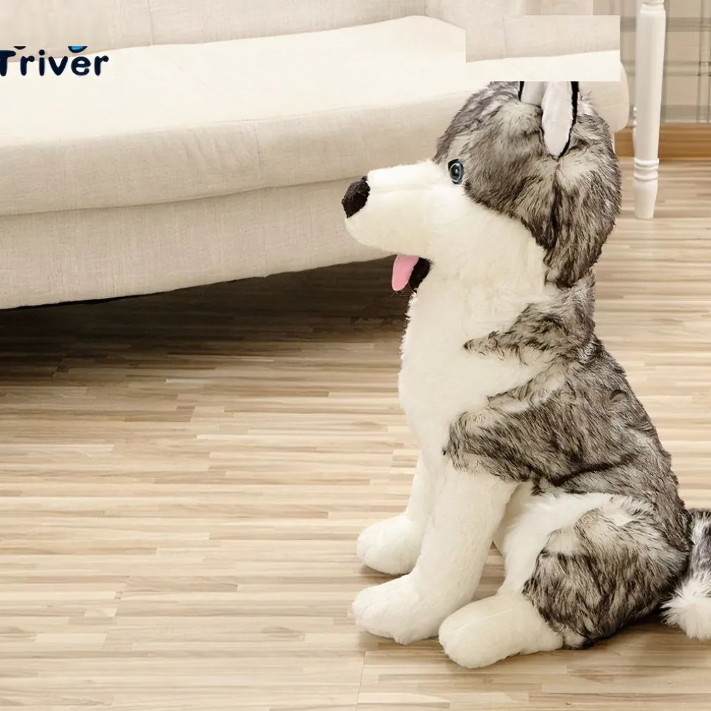 Peluche loup tout mignon
