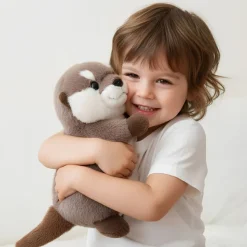 Peluche loutre debout
