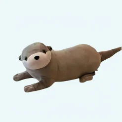 Peluche loutre grise