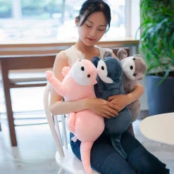 Peluche loutre grise