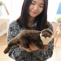Peluche loutre marron