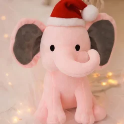 Peluche éléphant de Noel