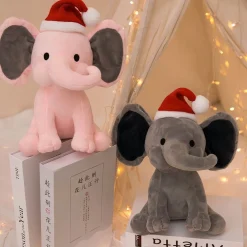 Peluche éléphant de Noel