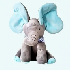 Peluche éléphant interactive pour bébé