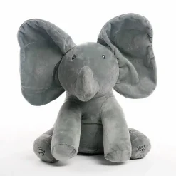 Peluche éléphant interactive pour bébé