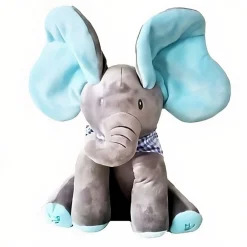 Peluche éléphant interactive pour bébé