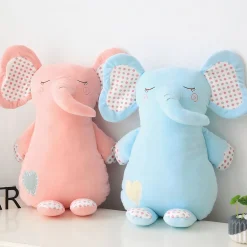 Peluche éléphant mignonne bleue