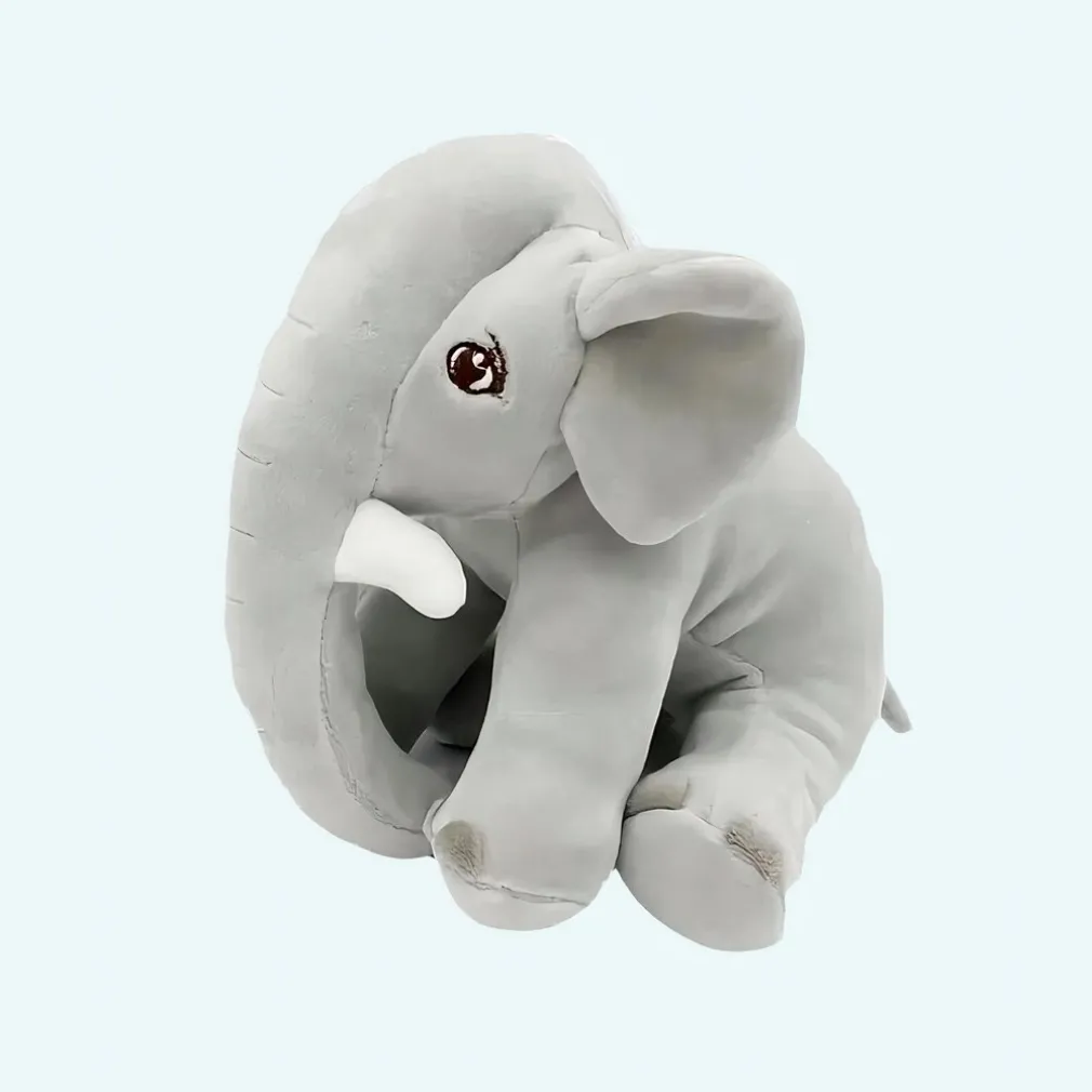 Peluche éléphant mignonne grise
