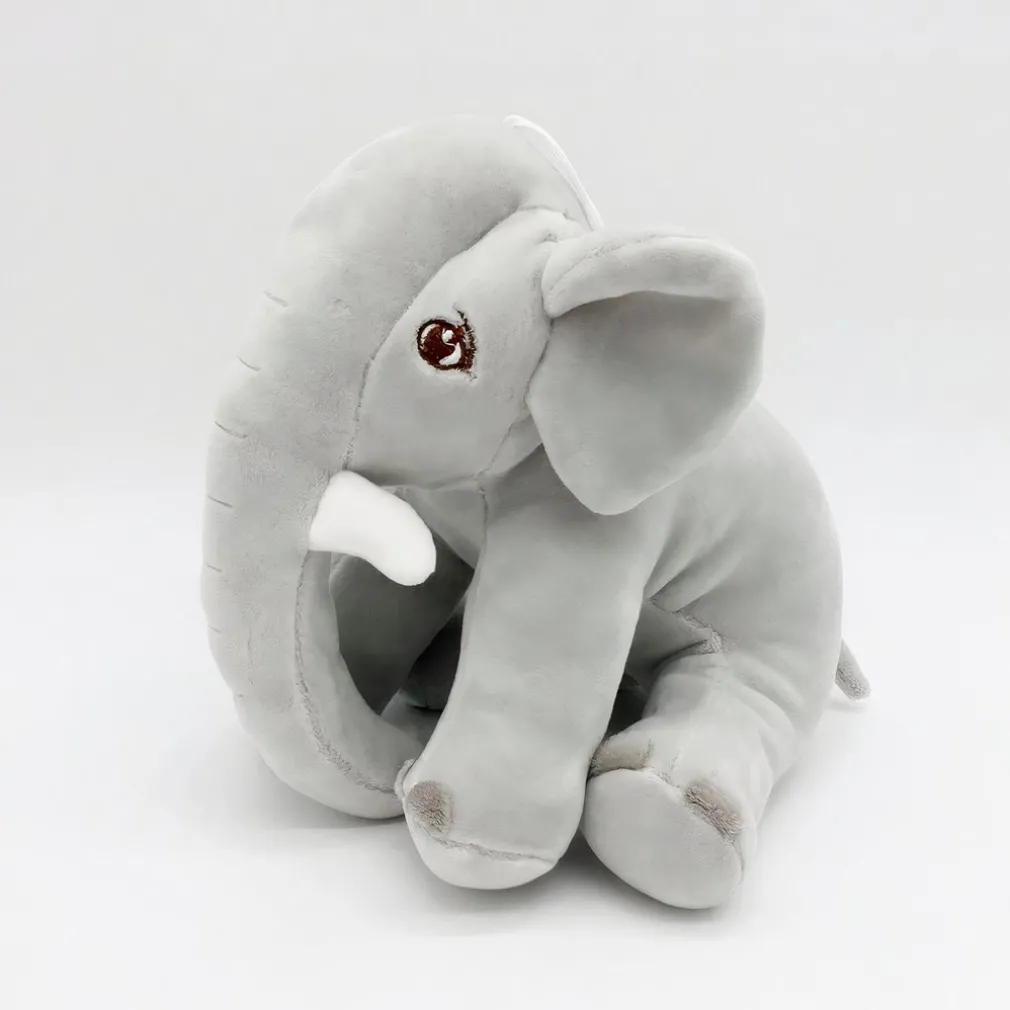 Peluche éléphant mignonne grise