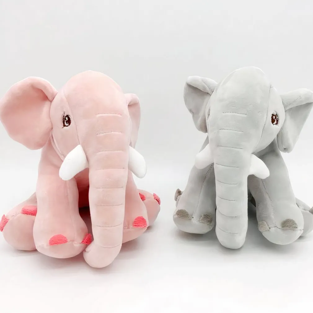 Peluche éléphant mignonne grise
