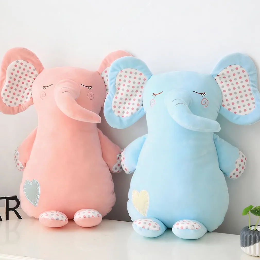 Peluche éléphant mignonne rose