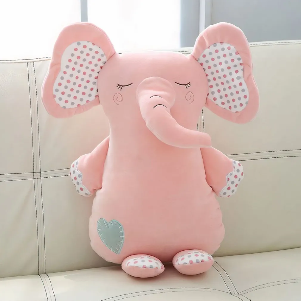 Peluche éléphant mignonne rose