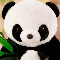 Peluche maman et bébé panda