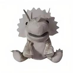 Peluche marionnette dinosaure