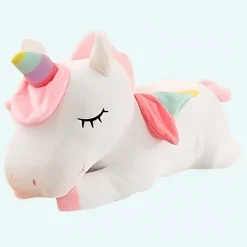 Peluche merveilleuse licorne Blanche
