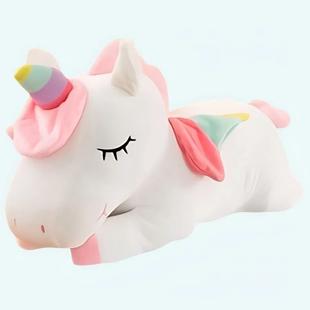 Peluche merveilleuse licorne Blanche