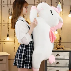 Peluche merveilleuse licorne Blanche