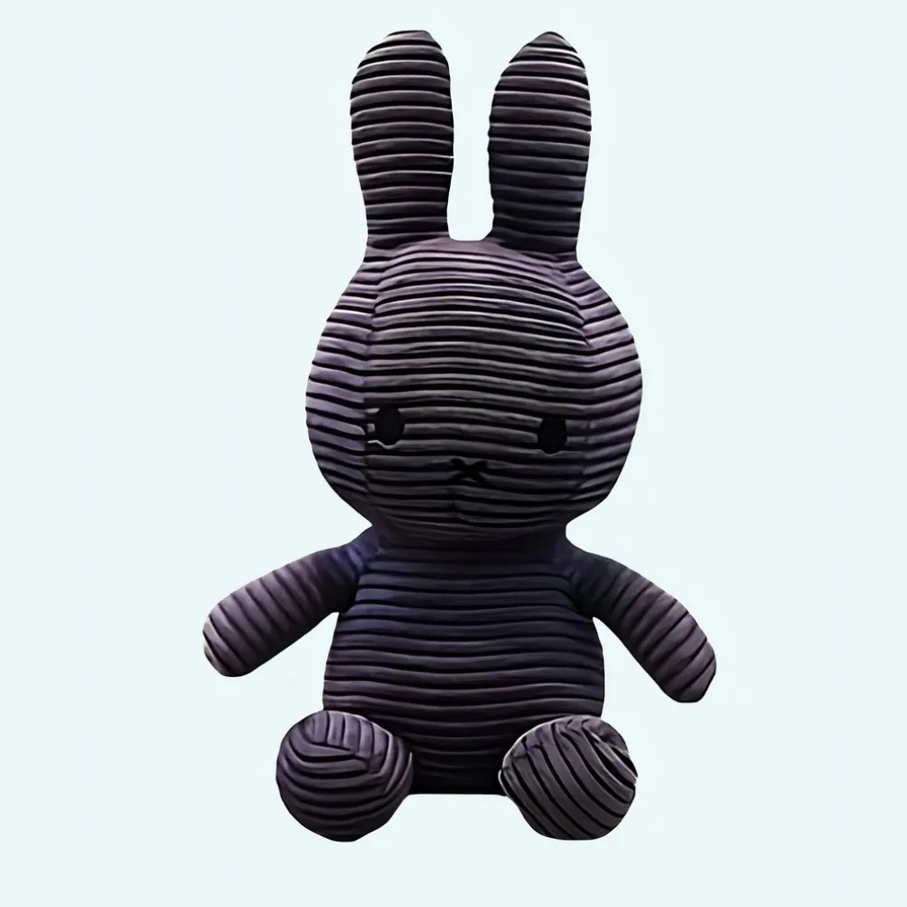 Peluche Miffy côtelé Bleu