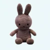 Peluche Miffy côtelé Gris
