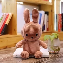 Peluche Miffy côtelé Rose