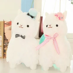 Peluche Monsieur Lama bleu
