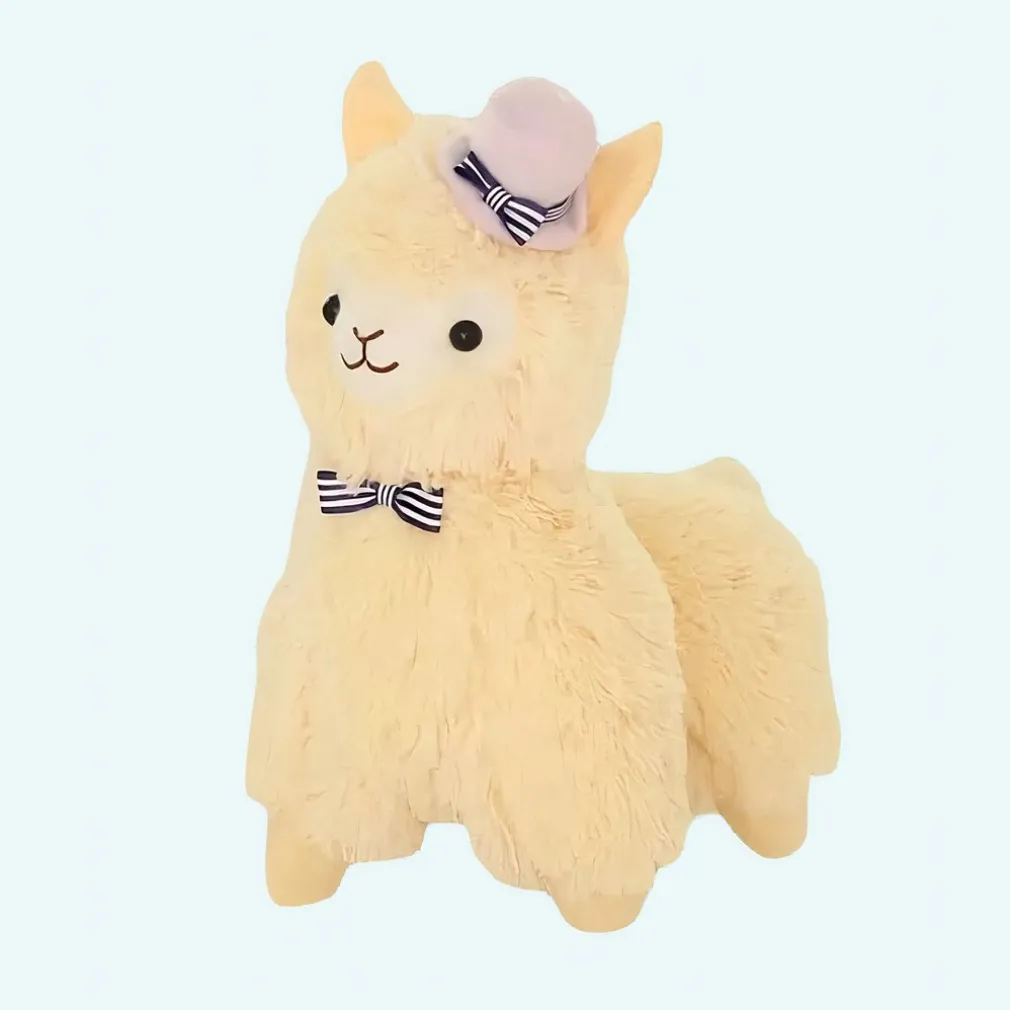 Peluche Monsieur Lama violet