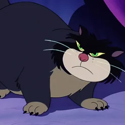 Peluche musicale et qui respire de Lucifer le chat de Cendrillon