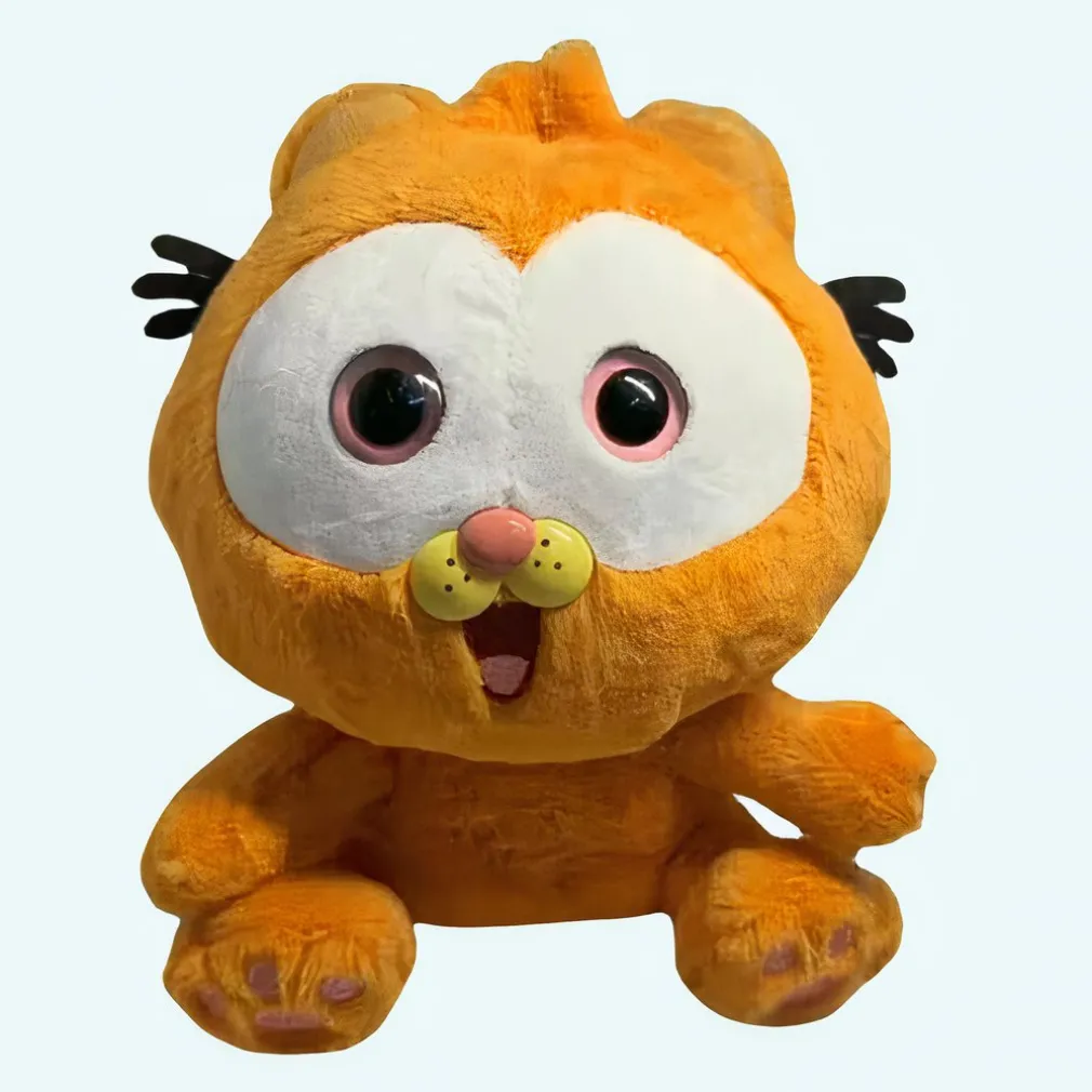 Peluche musicale Garfield avec des gros yeux qui respire