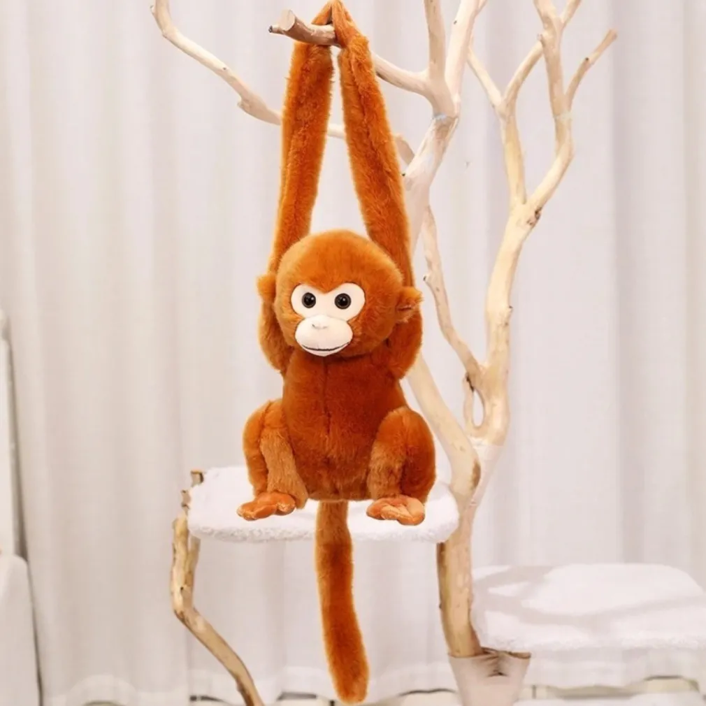 Peluche orang-outan à longs bras câlins