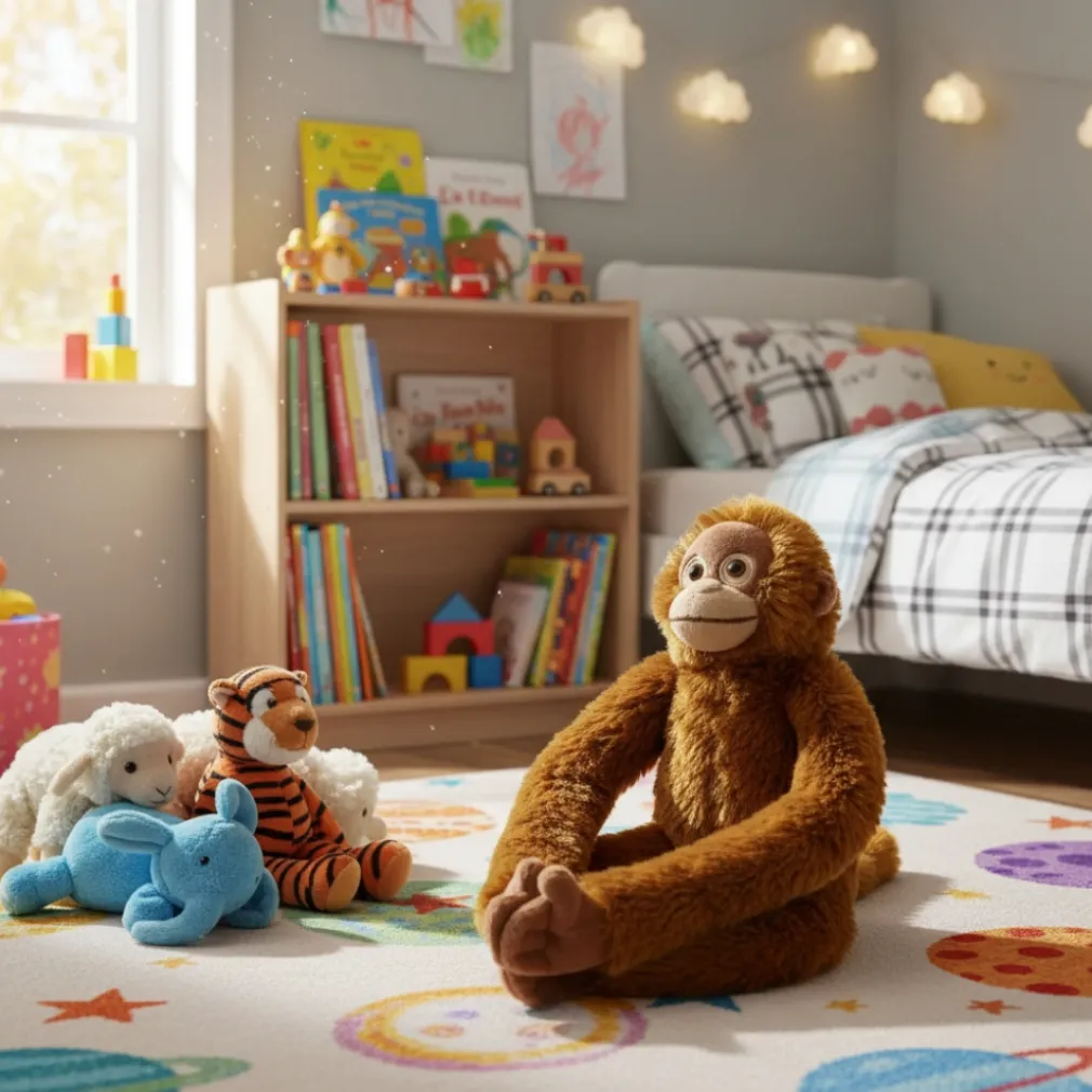 Peluche orang-outan grimpeur