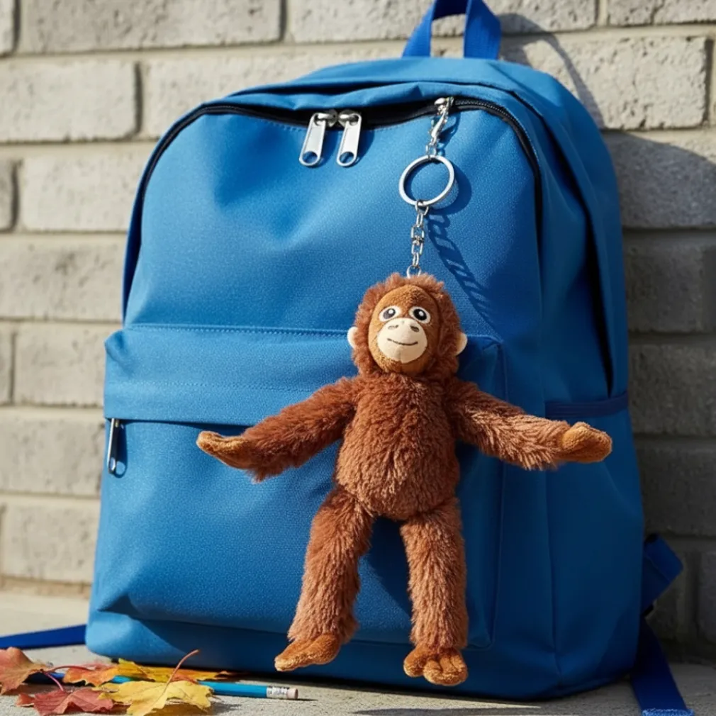 Peluche orang-outan porte-clef