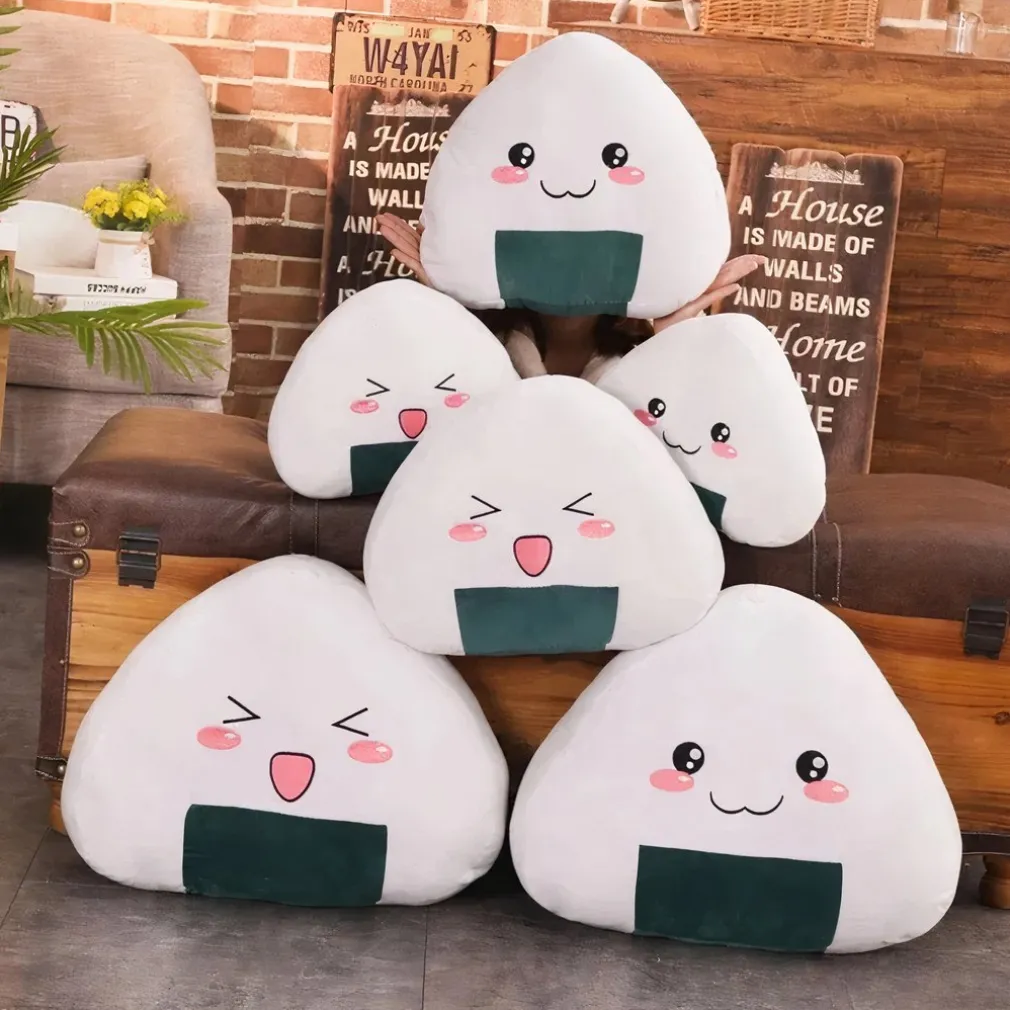 Peluche oreiller boule de riz pour sushi