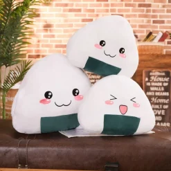 Peluche oreiller boule de riz pour sushi